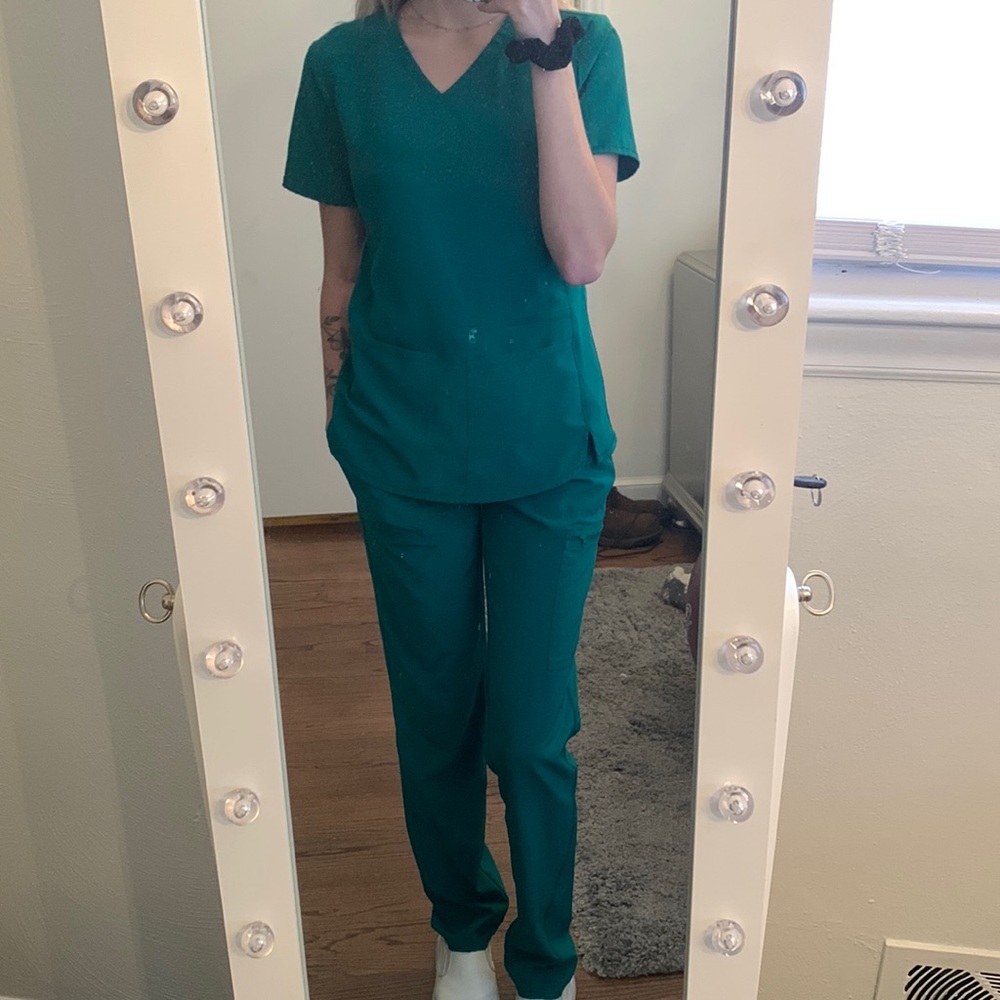 Tall Green scrubs
